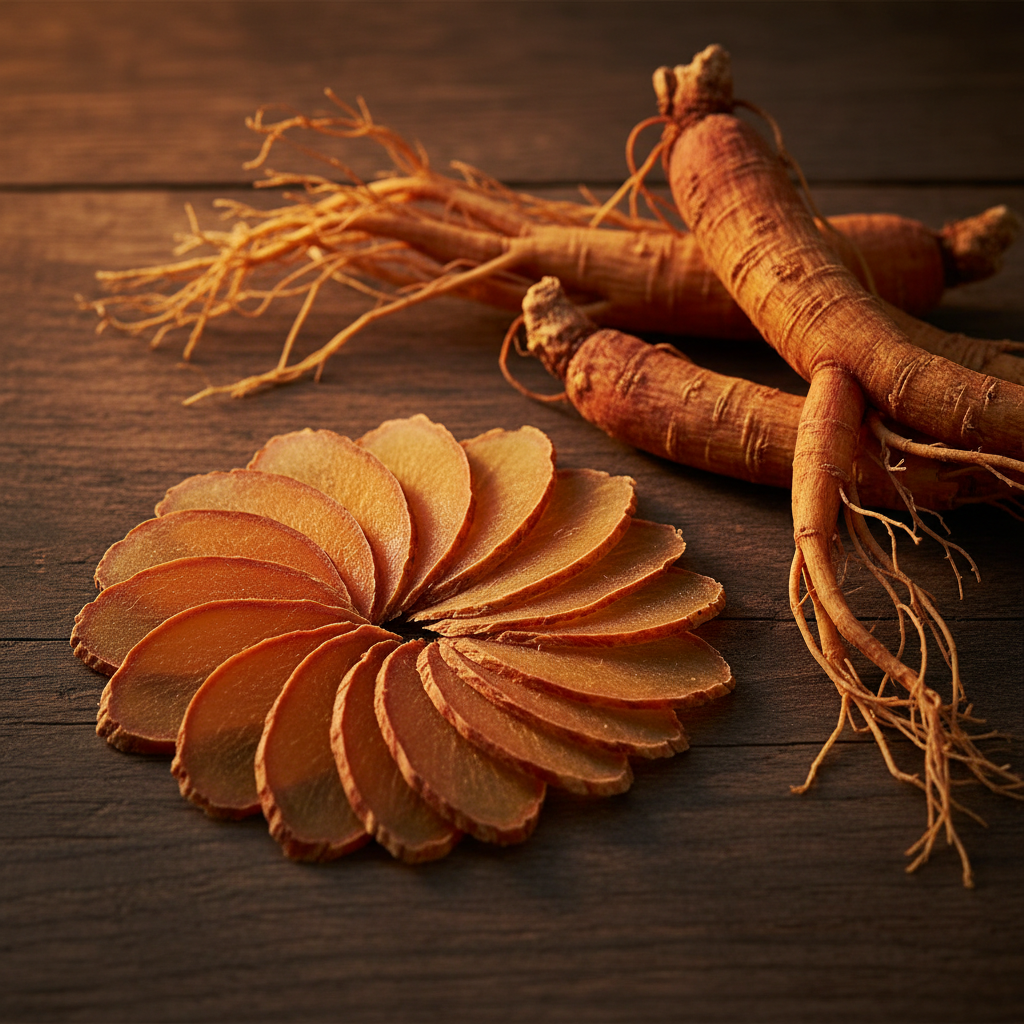 DRIED SLICED RED KOREAN GINSENG