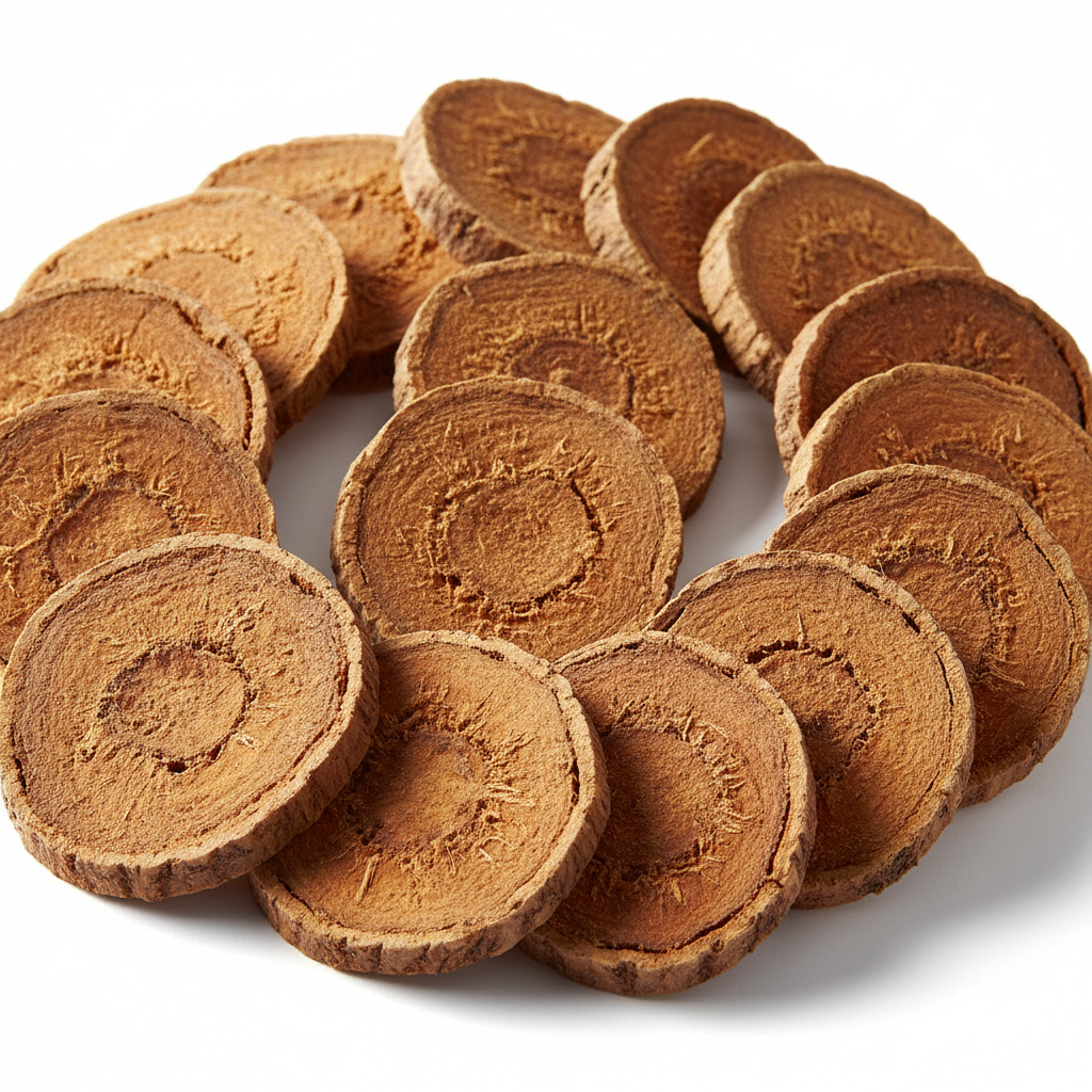 DRIED TONGKAT ALI ROOT SLICES