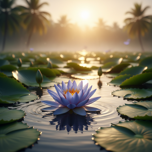 BLUE LOTUS FLOWER