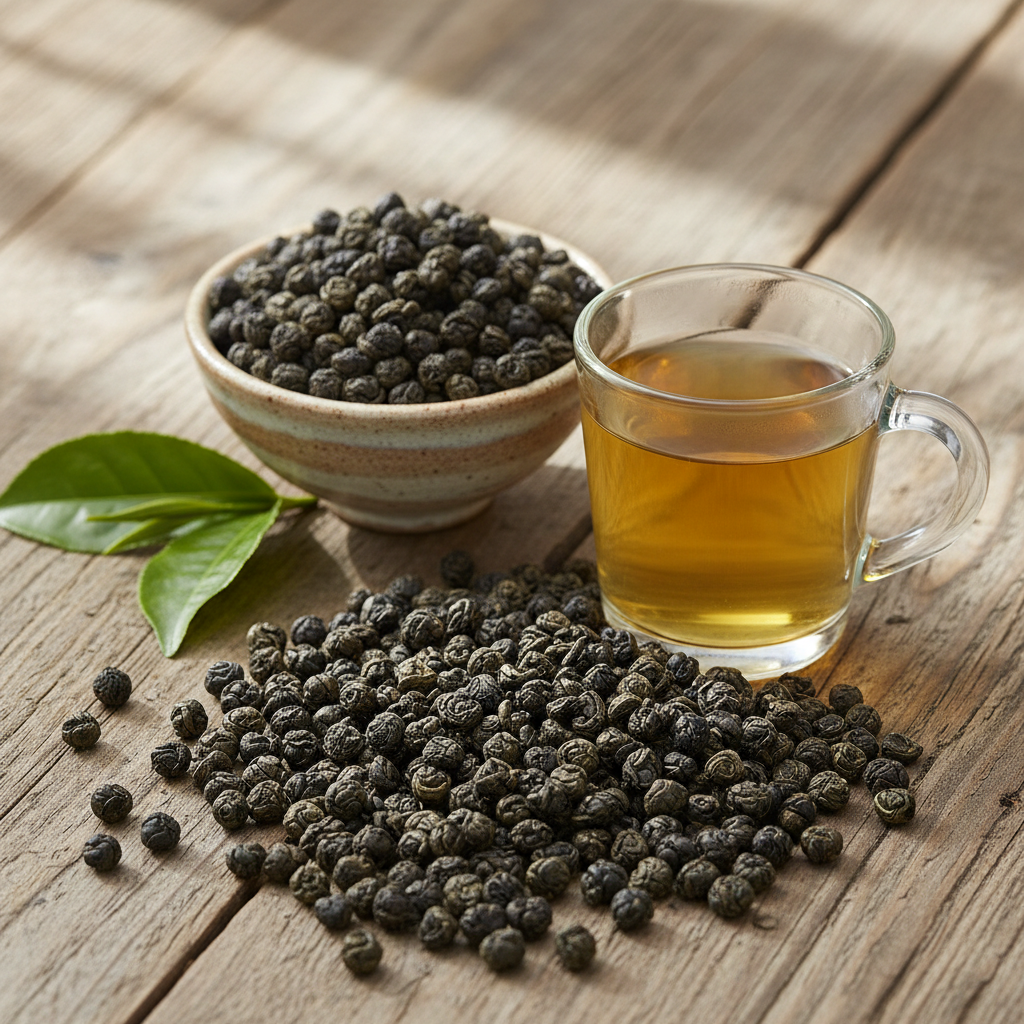 GUNPOWDER GREEN TEA (ZHU CHA)