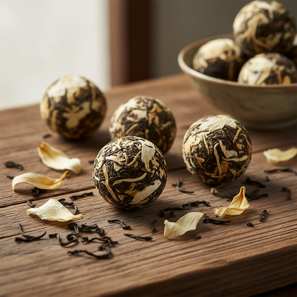 LILY + BLACK TEA BALL