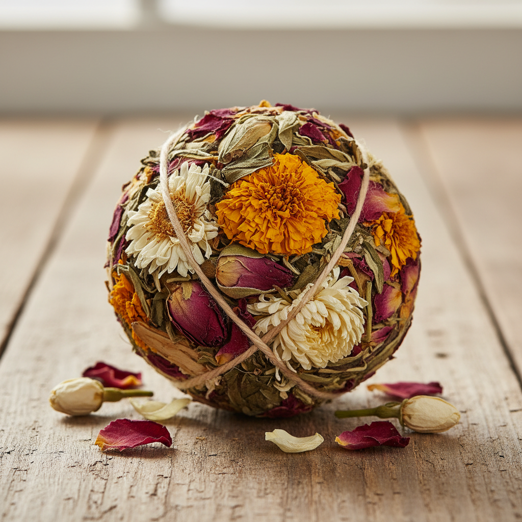 MIXED FLOWER TEA BALL