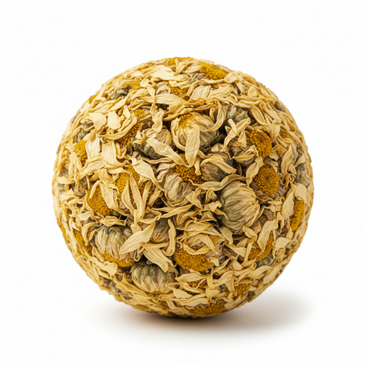 YELLOW CHRYST TEA BALL